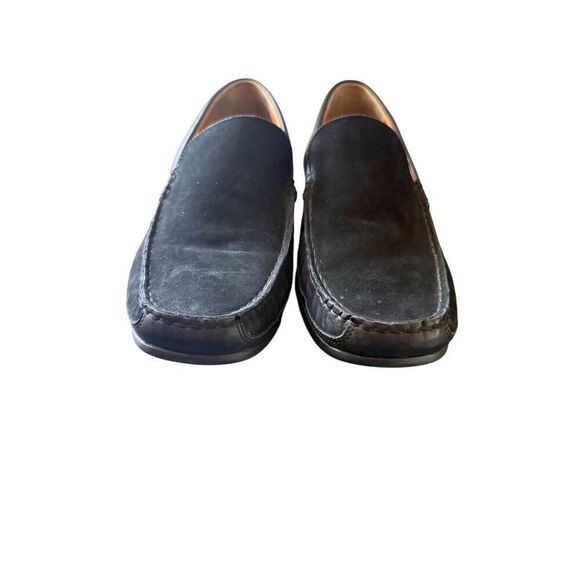 Mephisto Baduard Mens Black Cool Air Nubuck Leather Slip On Loafers Size 10 - Picture 9 of 16